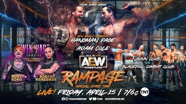 Watch AEW Rampage Live 4/15/2022 Full Show Online Free