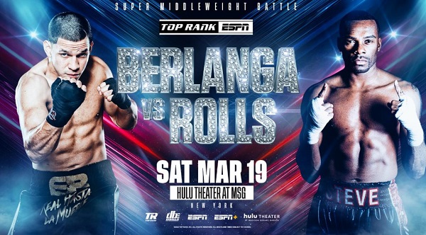 Watch Berlanga vs. Rolls 3/19/2022 Full Show Online Free