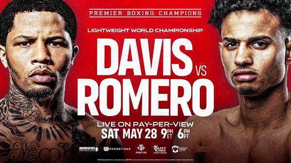 Watch Boxing: Davis vs. Romero 5/28/2022 Full Show Online Free