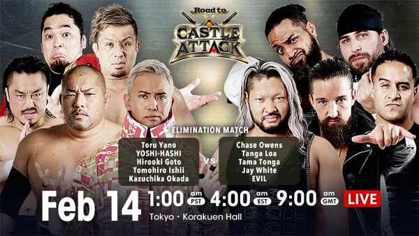 Watch NJPW Road to Castle Attack 2021 2/14/21 Full Show Online Free