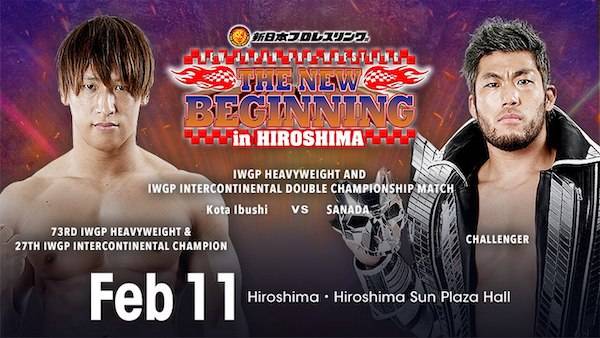 Watch NJPW The New Beginning in Hiroshima 2021 2/11/21 Full Show Online Free