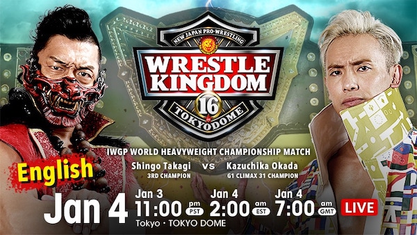 Watch NJPW WRESTLE KINGDOM 16 2022 1/4/2022 Full Show Online Free