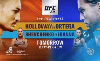 Watch UFC 231: Holloway vs. Ortega Full Show Online Free