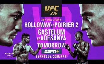 Watch UFC 236: Holloway vs. Poirier 2 Full Show Online Free