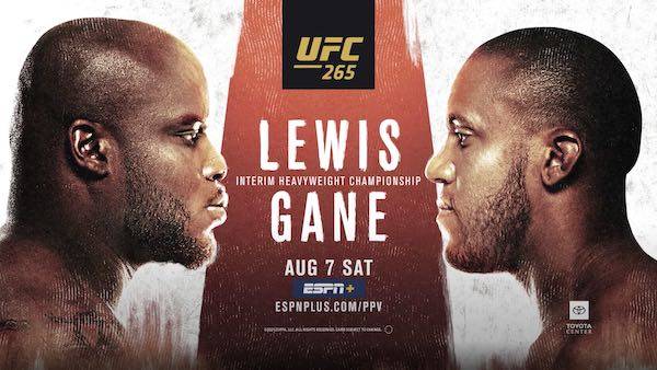 Watch UFC 265: Lewis vs. Gane 2021 8/7/21 Full Show Online Free