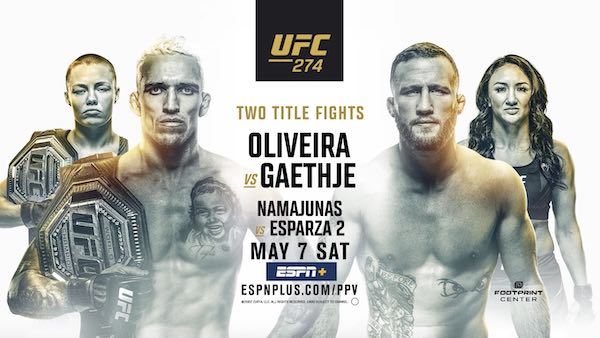 Watch UFC 274: Oliveira vs. Gaethje 5/7/2022 Full Show Online Free