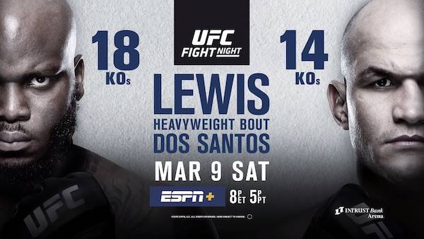 Watch UFC Fight Night 146: Lewis vs. Dos Santos Full Show Online Free