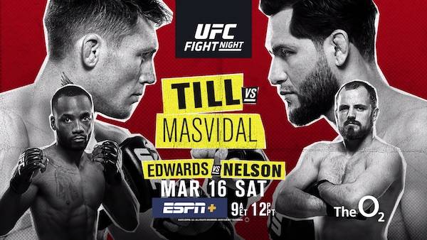 Watch UFC Fight Night 147: Till vs. Masvidal Full Show Online Free