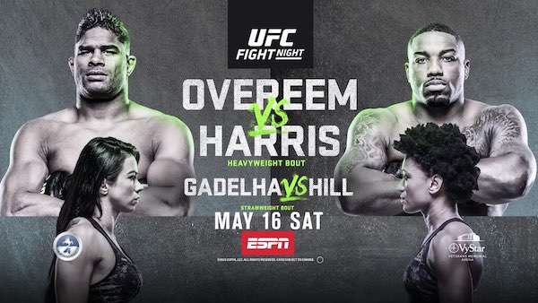 Watch UFC Fight Night 172: Overeem vs. Harris 5/16/20 Online Full Show Online Free
