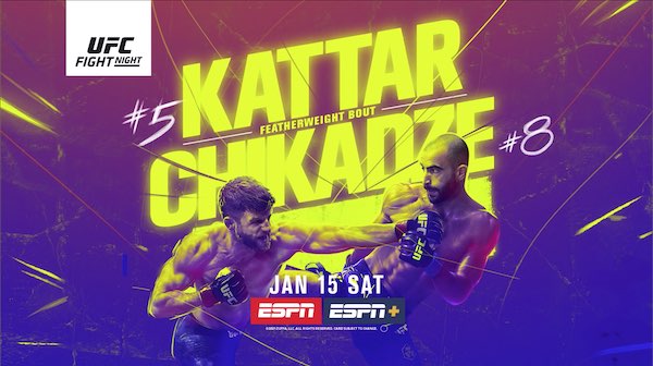 Watch UFC Fight Night Vegas 46: Kattar vs. Chikadze Full Show Online Free