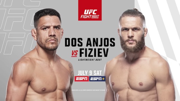 Watch UFC Fight Night Vegas 58: Dos Anjos vs. Fiziev 7/9/2022 Full Show Online Free