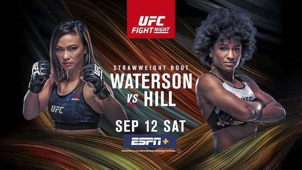 Watch UFC Vegas 10: Waterson vs. Hill 9/12/20 Live Online Full Show Online Free