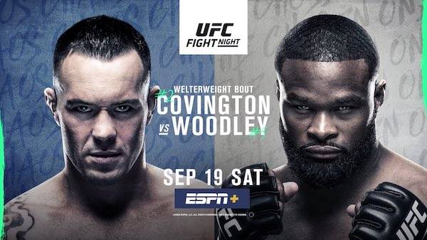 Watch UFC Vegas 11: Covinton vs. Woodley 9/19/20 Live Online Full Show Online Free