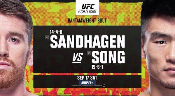 Watch UFC Fight Night Vegas 60: Sandhagen vs. Yadong 9/17/2022 Full Show Online Free