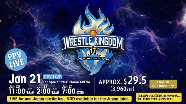 Watch NJPW Wrestle Kingdom 17 2023 1/21/23 Day2 Full Show Online Free