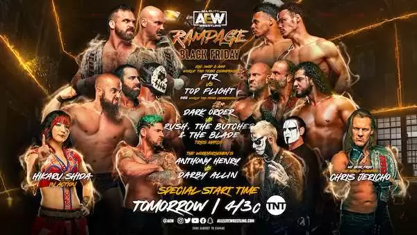 Watch AEW Rampage Live 11/25/2022 Full Show Online Free