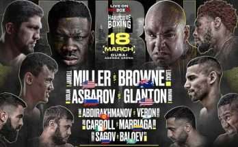 Watch Miller vs. Browne 3/18/23 Full Show Online Free