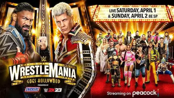 Watch WWE WrestleMania 39 2023 4/2/23 Live PPV Online Night2 Full Show Online Free