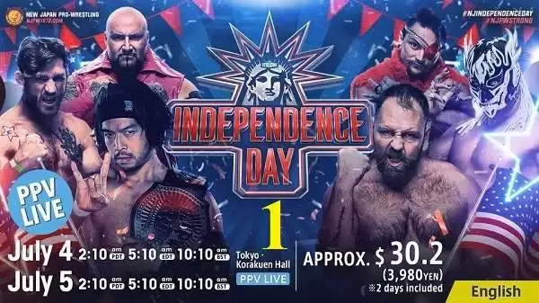 Watch NJPW STRONG INDEPENDENCE DAY 2023 7/4/23 Day1 Full Show Online Free