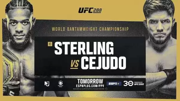Watch UFC 288: Sterling vs Cejudo 5/6/23 6th May 2023 Live PPV Online Full Show Online Free