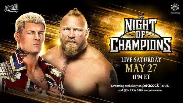Watch WWE Night of Champions 2023 5/27/23 27th May 2023 PPV Live Full Show Online Free