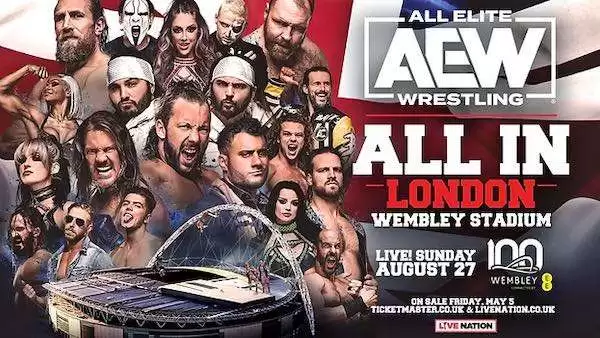 Watch AEW All in London 2023 PPV 8/27/23 27th August 2023 Live Online Full Show Online Free