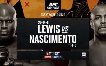Watch UFC Fight Night St. Louis: Lewis vs Nascimento 5/11/24 11th May 2024 Live Online Full Show Online Free