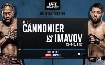 Watch UFC Fight Night 93: Cannonier vs. Imavov 6/8/24 8th June 2024 Live Online Full Show Online Free